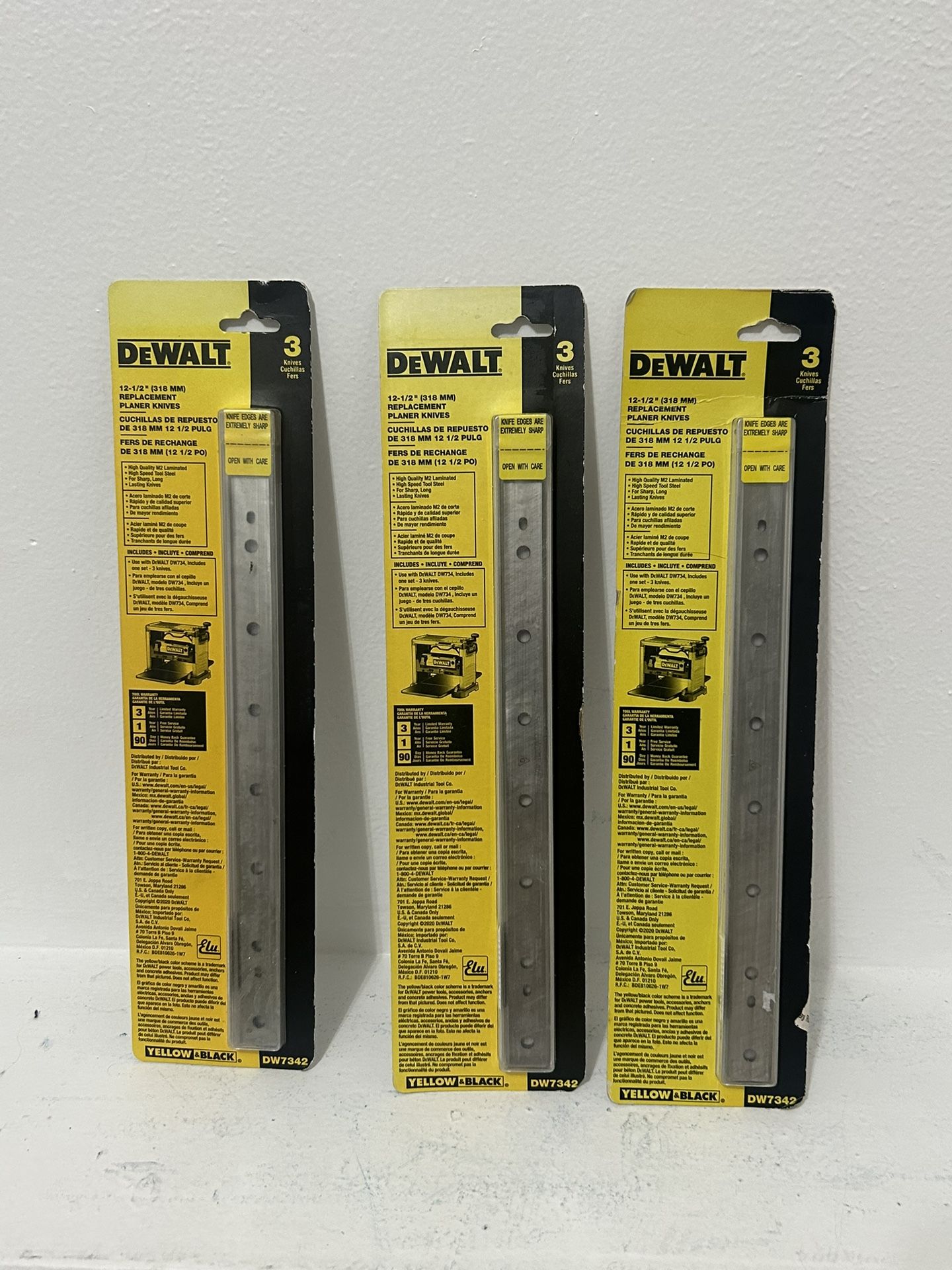 DEWALT replacement Planer Blades