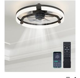 OLIXIS Ceiling Fans with Lights and remote