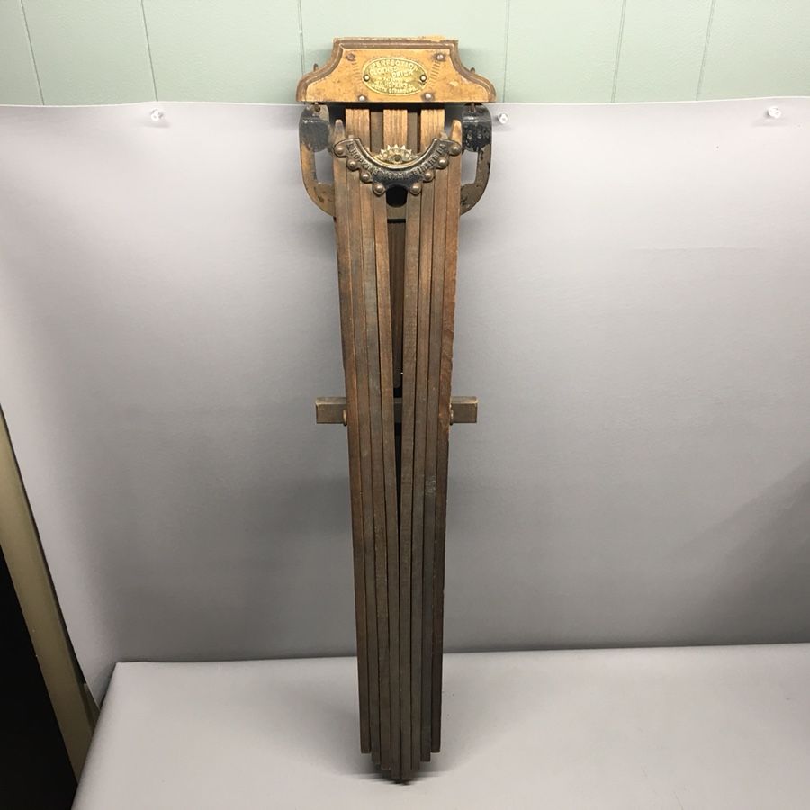 Antique Perfection Wooden Clothes Drier (dryer) Rack L Hopkins North Girard PA.