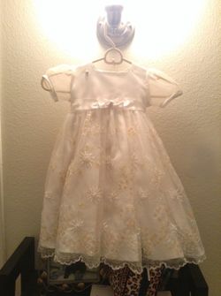 Vintage size 1 baptism/dedication dress