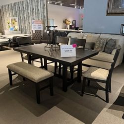 Table 4 Chairs And Bench 