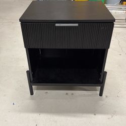 Black night stand