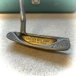 Ping Zing 34" R/H Vintage Putter Ping "Blackout" Grip