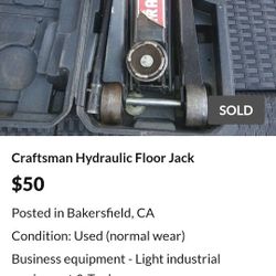 Craftsman Hydraulic Floor Jack 