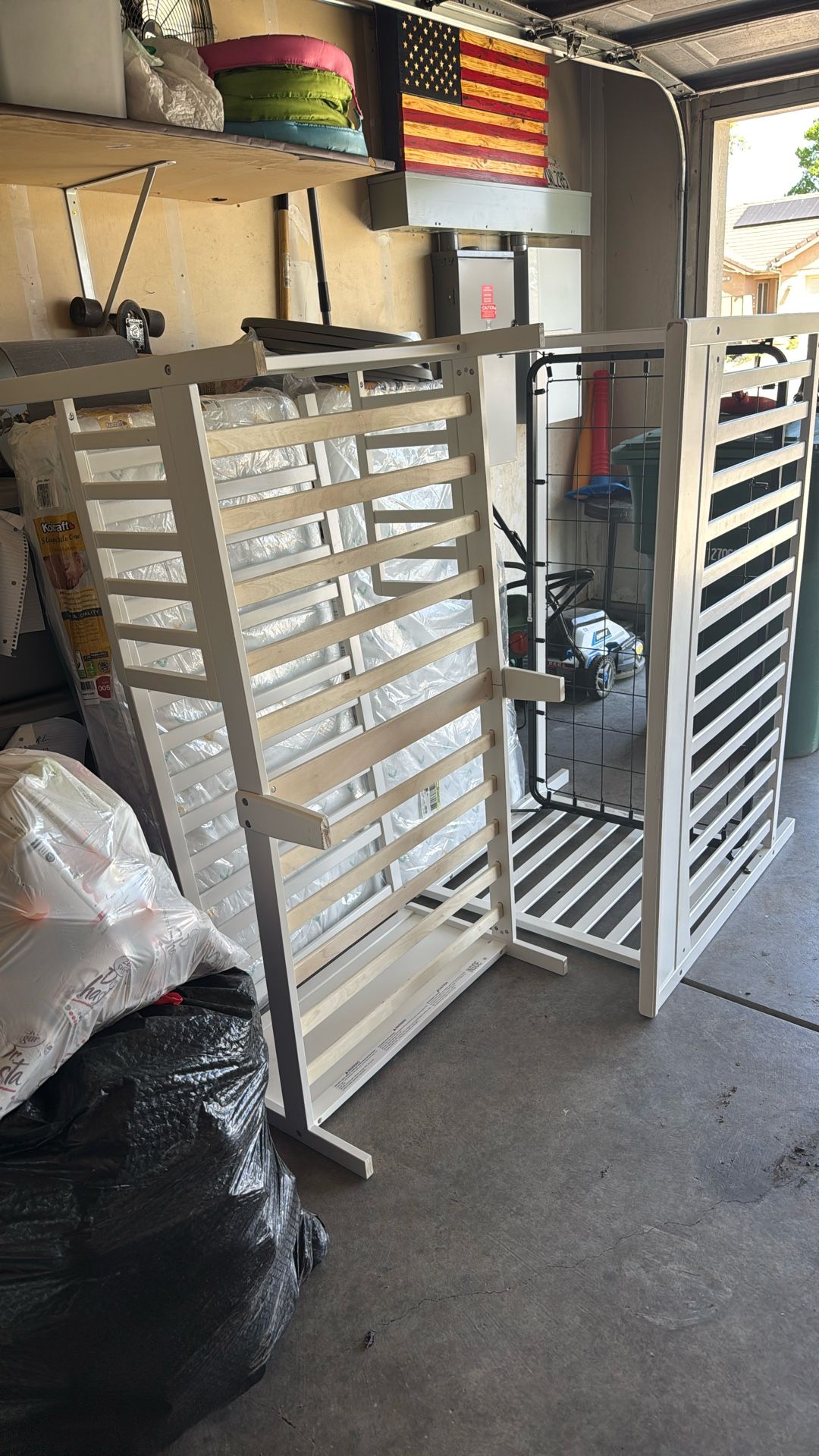 Toddler Bed And Convertible Crib With Toddler Mattress For Both