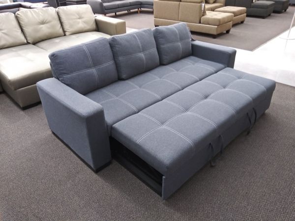 Blue Grey Couch Pull Out Sofa Furniture In Los Angeles Ca Offerup