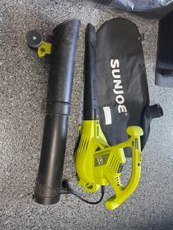 Sun Joe blower and outdoor vacuum