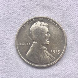 1919P  Lincoln Wheat Penny  /Fair Condition