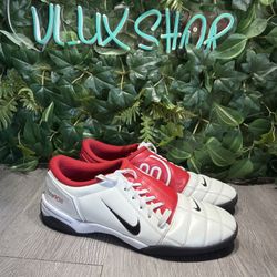 Nike Total 90 White Black Gym Red HQ2851 100 Men's Sneakers Size 10.5