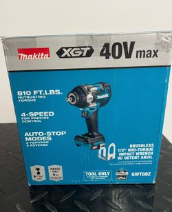 Makita 40V max XGT Brushless Cordless 4-Speed Mid-Torque 1/2 in. Impact Wrench w/Detent Anvil (Tool Only $379 plus tax at Home Depot