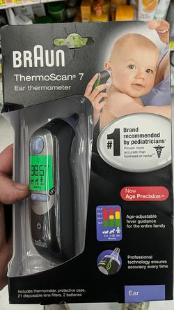 Brand New BRAUN ThermoScan 7 ear thermometer for whole family