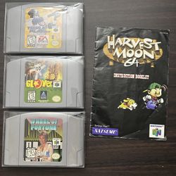 N64 Nintendo 64 Video Game Lot