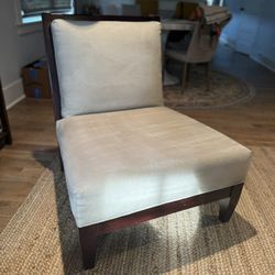 Room & Board Armless Chair w/ Ottoman