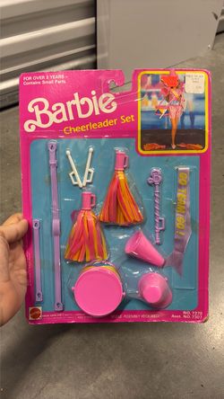 Vintage 90’s Barbie Cheerleader Sports Team Play Set