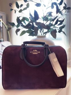 Coach Suede Rowan New with Tags! Authentic!