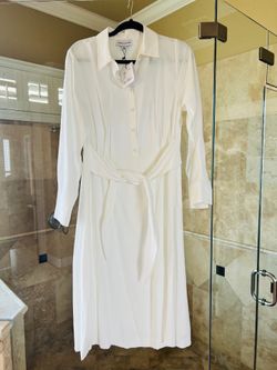 Gibson Latimer white dress