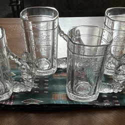 Vintage Santa Coca-Cola Mugs