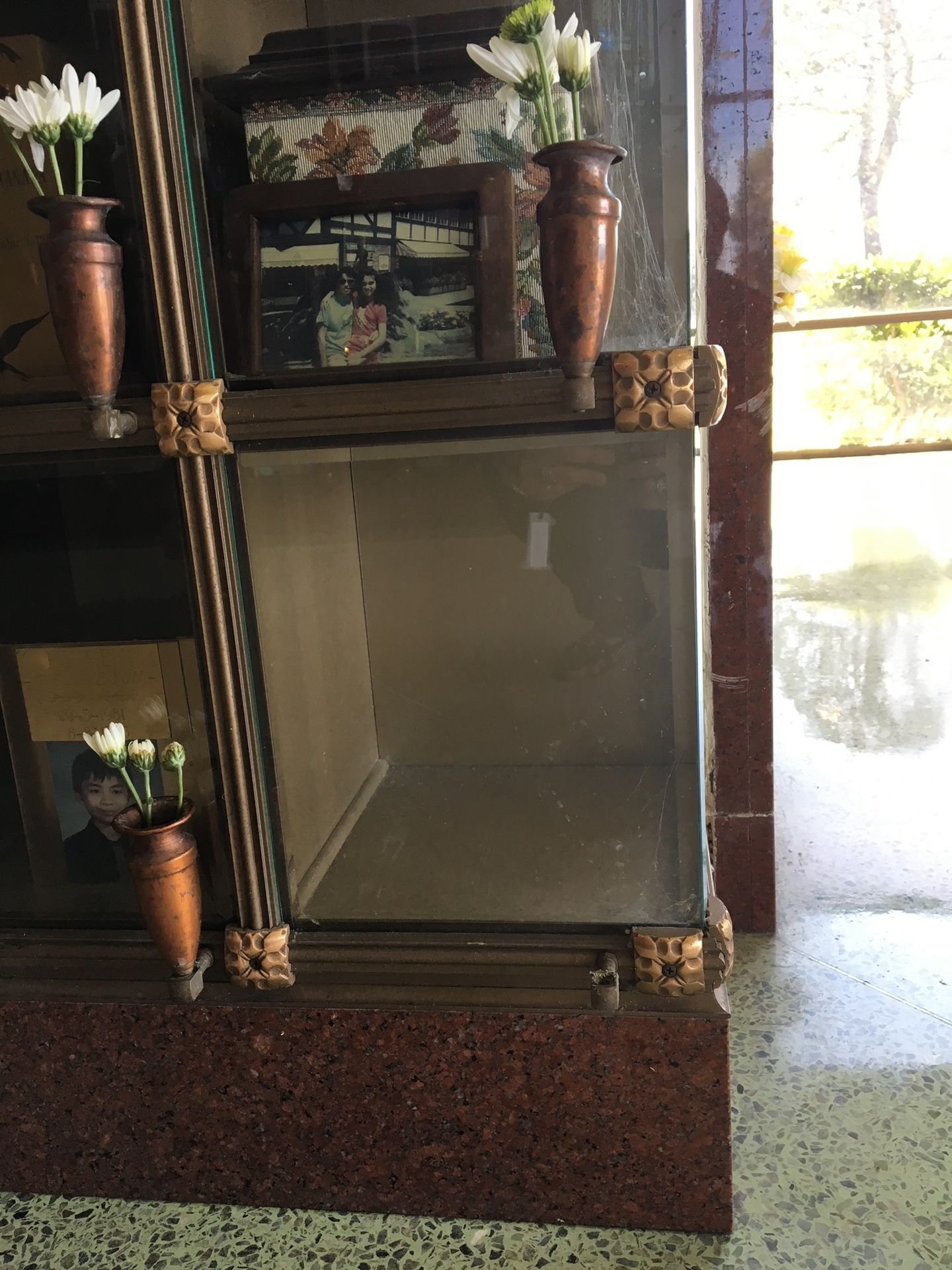 1 Of 2 Niches In SAME Tomb - CREMATION NICHE for Sale - Single Occupancy In Rancho Palos Verdes, Southern Cali