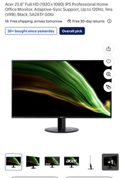 Acer ka242y 23 Inch Monitor