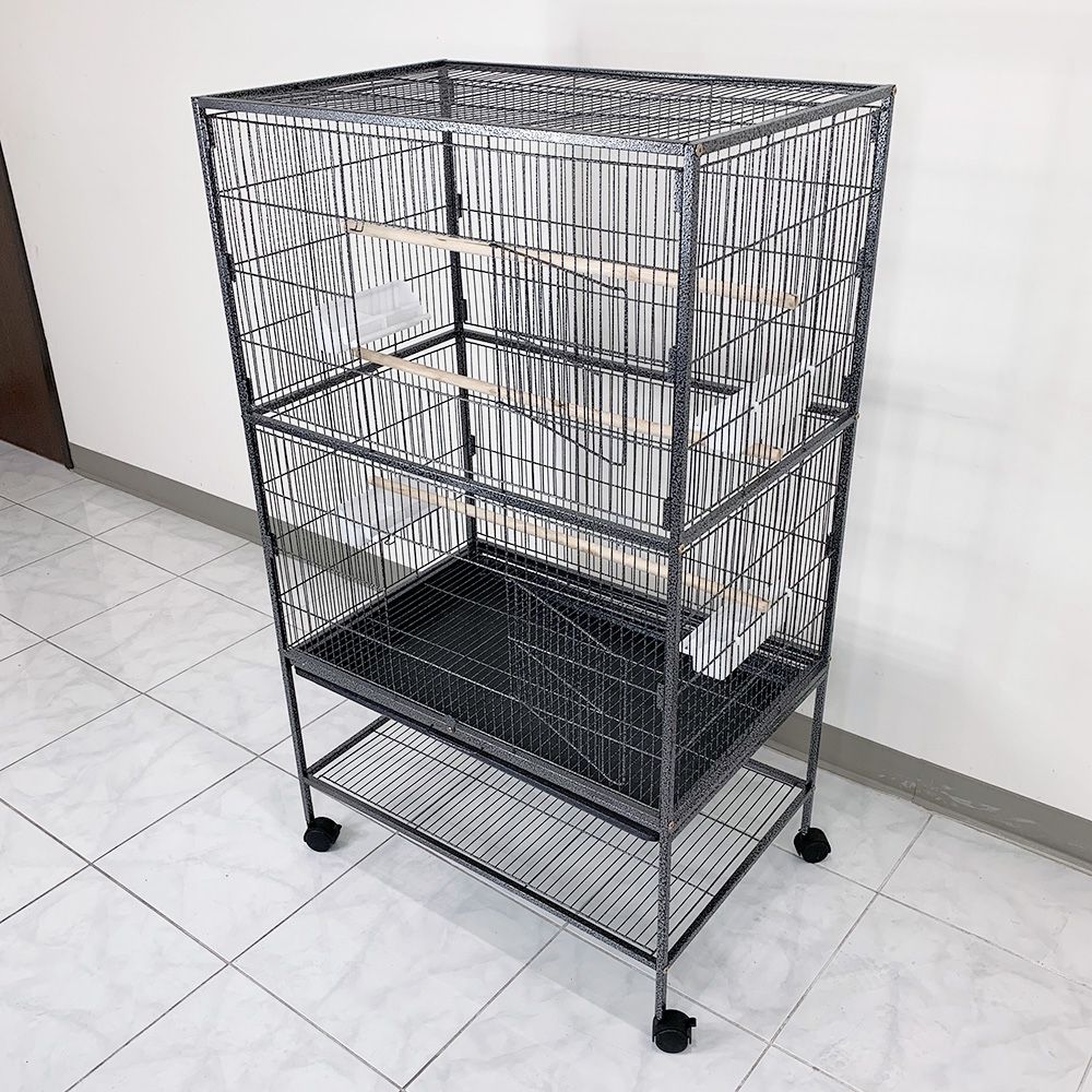 New in Box $100 Large 52 inch Parrot Bird Cage Rolling Stand for Cockatiel Canary Finch Lovebird