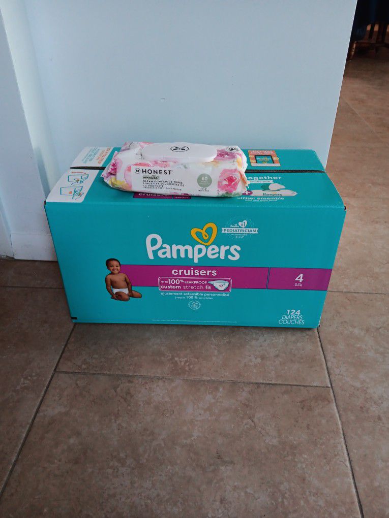 2 For $40 Pampers Big Box Diaper And Wipe 