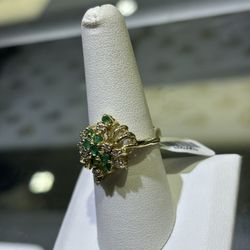 14 K 4.2 Gms Diamond Ring 