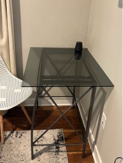 Glass desk