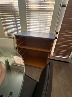 Wooden Storage Cabinet / Workstation