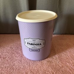 Tupperware Purple Canister “Harina” Flour 12.5 Cups / 3 L