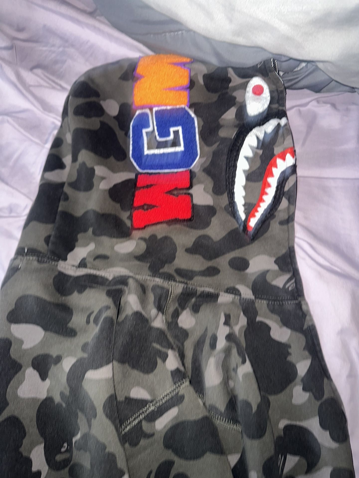 Bape camo hoodie