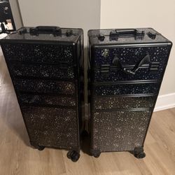 Rolling Makeup Train Case 