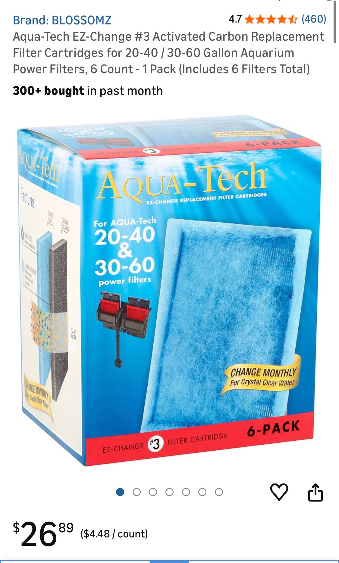 New In Box Aqua tech Aquarium Filters