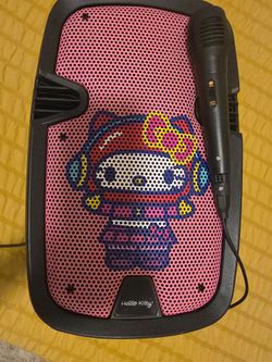 Hello Kitty Karaoke Speaker with Microphone