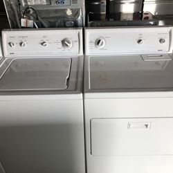 Set washer and dryer top loader kenmore