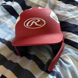 Rawlings Senior VELO Baseball Batting Helmet w/ Reversible Jaw Guard