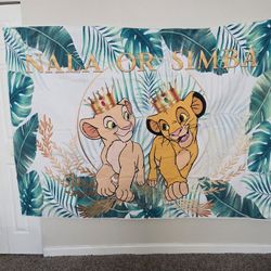 He Or She Lion King Backdroop