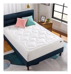 12 inch Queen Mattress + Bed Frame