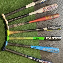 Baseball Bats & Glove 