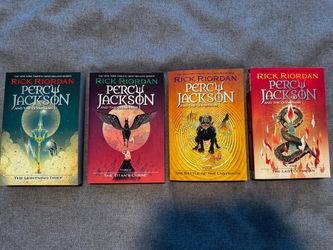 Percy Jackson Art Set Books 1, 3, 4, 5