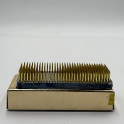 Vintage Japanese Ikebana Kenzan Flower Frog Pin Holder Heavy Brass – Made in Japan