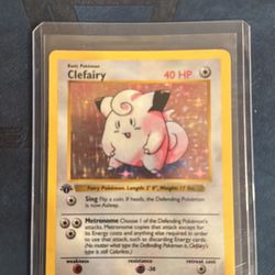 Clefairy 1st edition Pokemon Shadowless