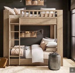 Twin over twin bunk bed - restoration hardware