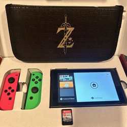 Nintendo Switch With Game 