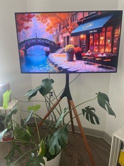 TV and modern stand