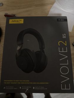 Jabra Evolve2 85 Wireless Headset – MS Teams, ANC, USB-C – Like New