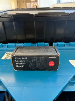 Security Man door lock security bracket black