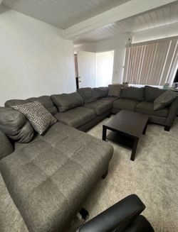 Large L shape couch