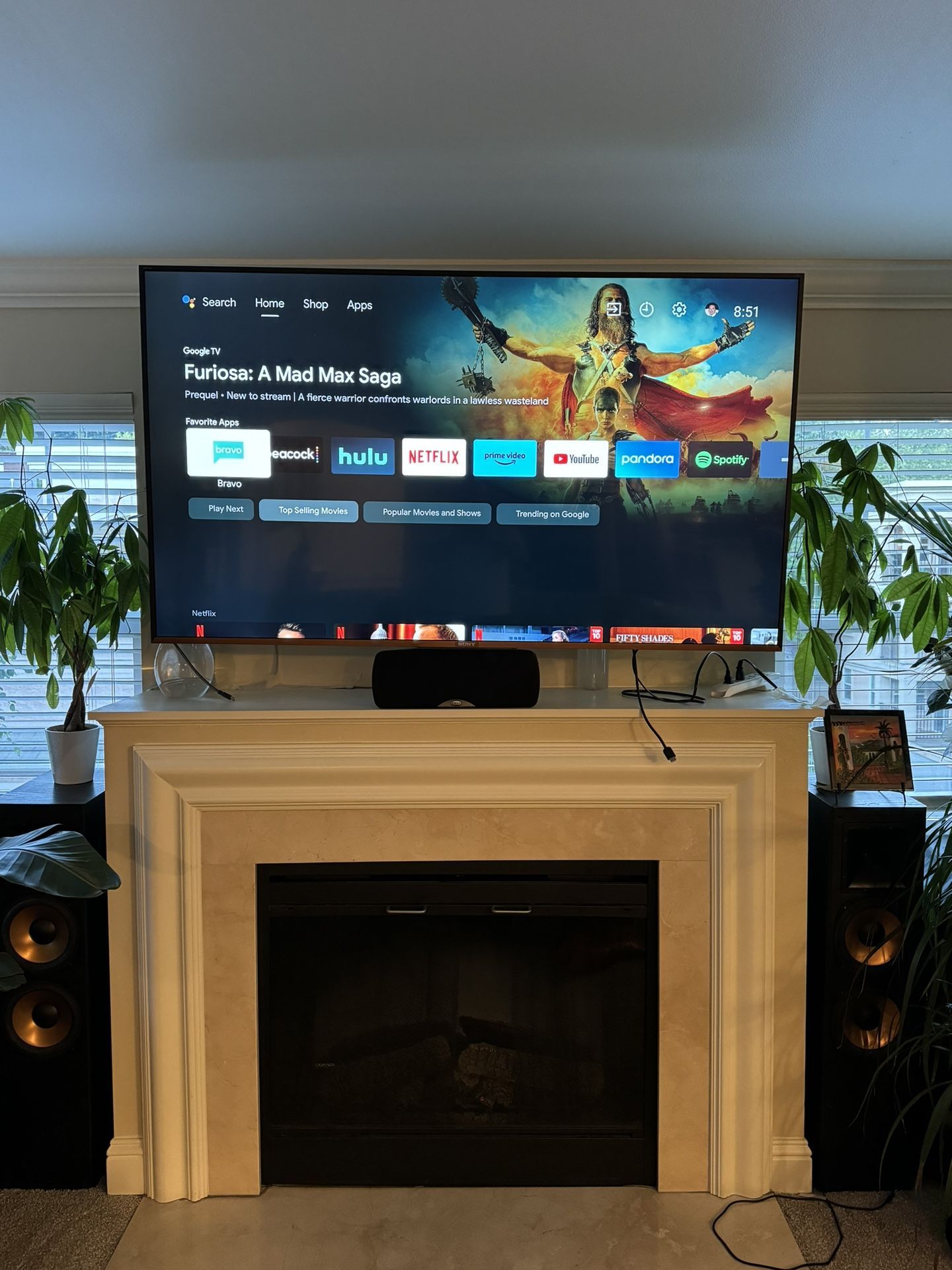 Sony Bravia - 65” TV XBR-65X850D