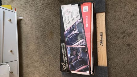 Custom seat covers gray Chris