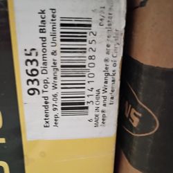 97-06 Jeep Wrangler Safari Top Black